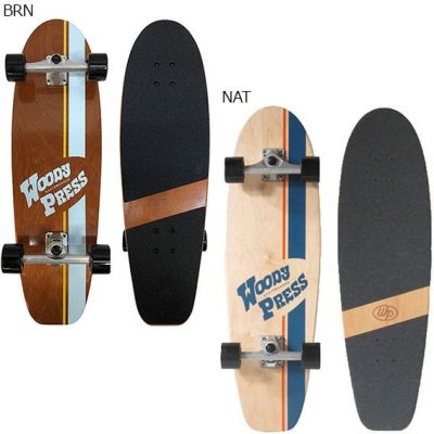 ウッディプレス サーフ スケートボード WOODY PRESS スケートボードクルーザー 32インチ カービングトラック WOODY32