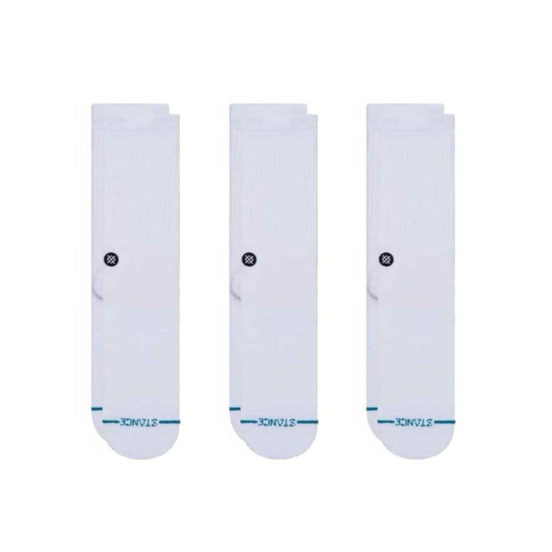 スタンスソックスメンズアイコンスリーパックM556D18ICPWHT20SPICON3PACKSTANCE