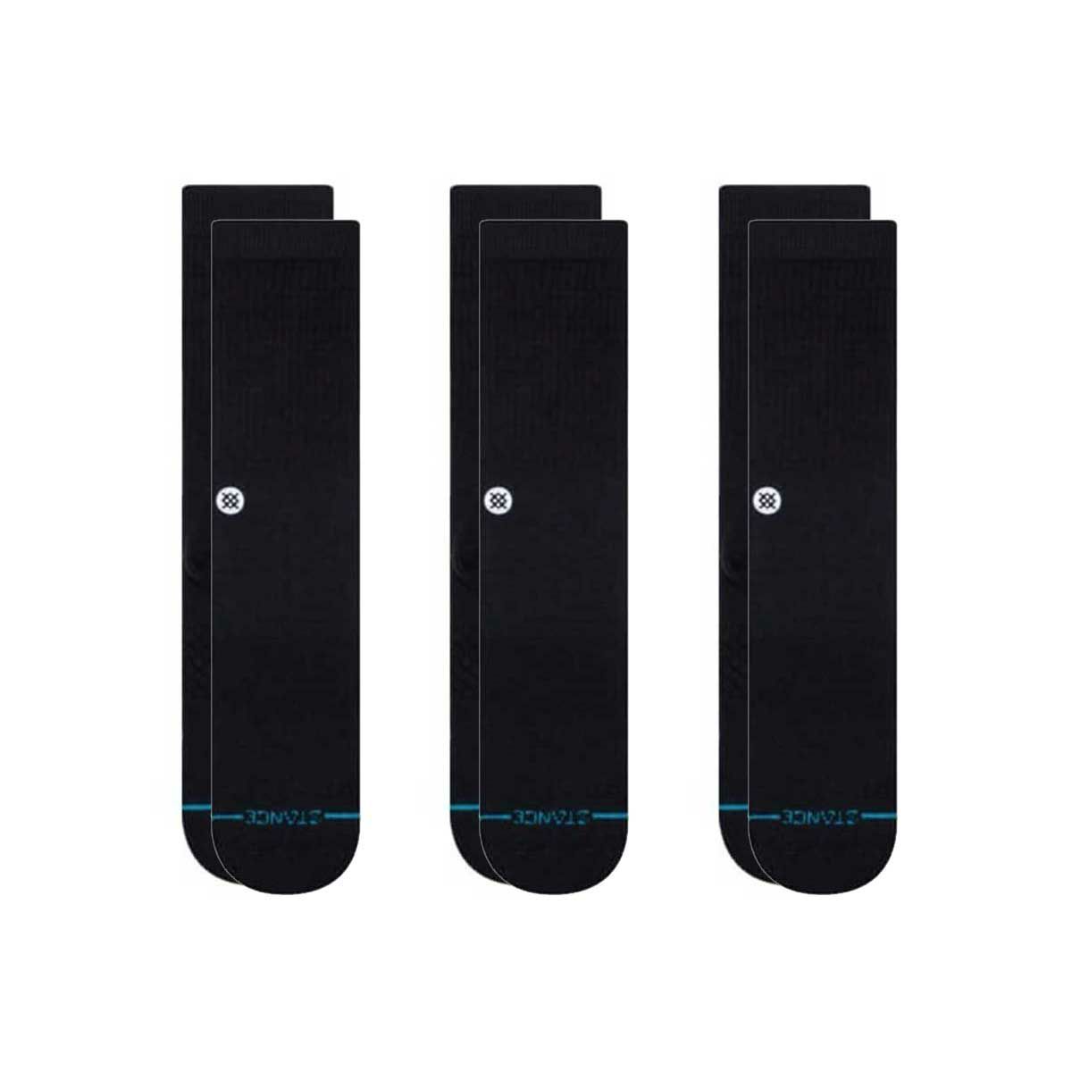 スタンススケートボードソックスメンズICON3PACKM556D18ICPBLK20FWSTANCE