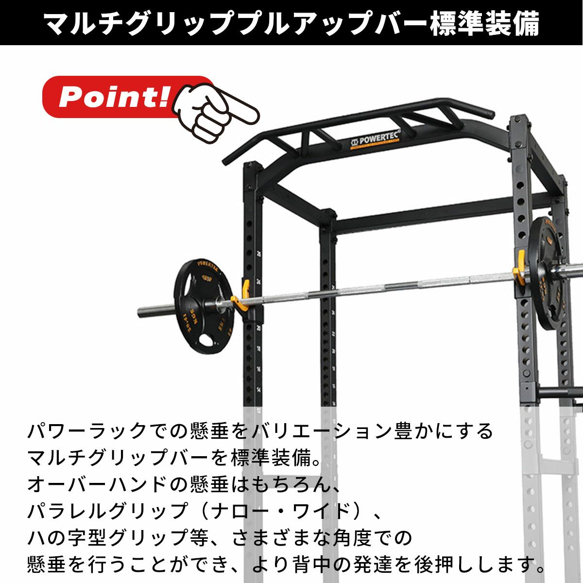 パワーテック トレーニングギア パワー ラック WB-PR19 POWERTEC 