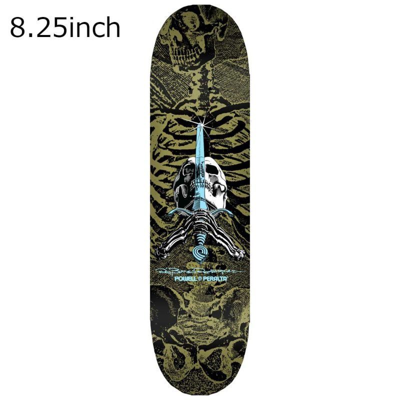 パウエルペラルタ スケート ボード デッキ スカル アンド ソード ゴールド 8.25 31210863 SKULL SWORD GOLD  8.25 POWELL PERALTA｜POWELL PERALTA パウエルペラルタ｜大阪・心斎橋のスポーツ用品店スポタカ公式ONLINE STORE