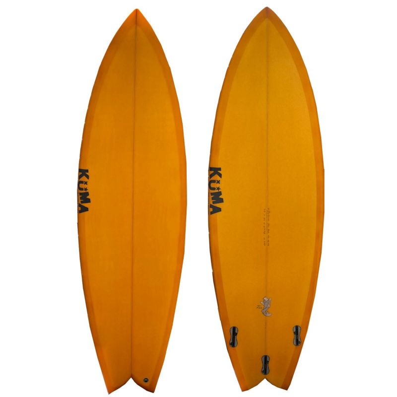 KUMA Surfboards NEW FISH PU BLANKS FCS2 3FIN 29.55L 