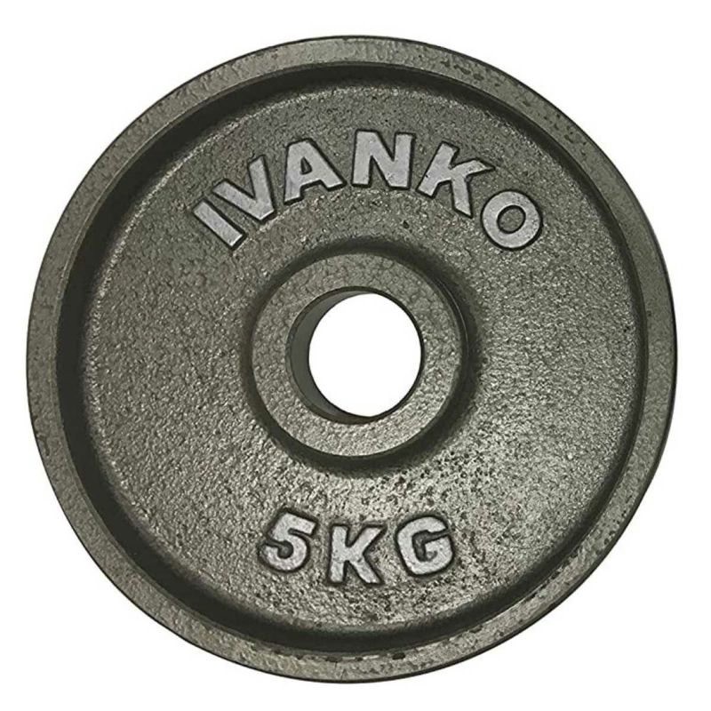 [ウェイトプレート]IVANKO　OMK　オリンピックペイントプレート５ｋｇ×１枚