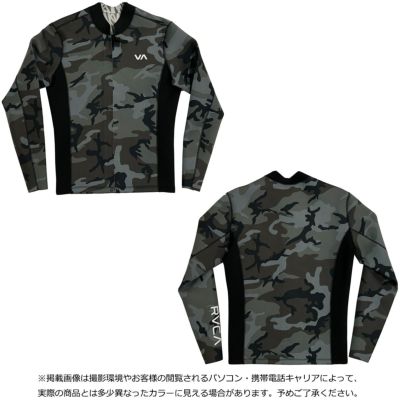 RVCA - RVCA ルーカ　長袖タッパー　ウェットスーツ ルーカ RVCA 2023春夏 メンズ BALANCE FRONT ZIP JACKET 2mm