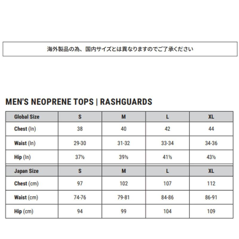 ルーカ タッパー usMサイズ RVCA ルーカ メンズ 長袖タッパー ウェットスーツ ウエット