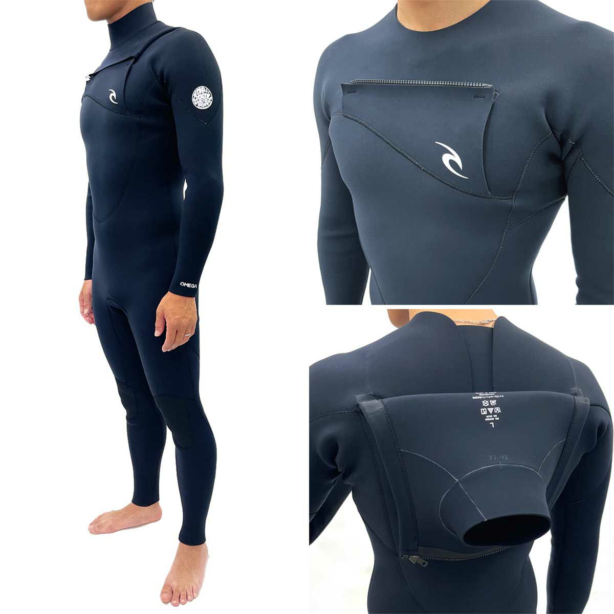 リップカール ウエットスーツ メンズ ミセヅリ / FULL OPEN ZIP