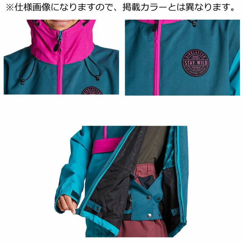 エアブラスターAIRBLASTERスノボースノボスノーボードウェアジャケットTrenchoverJacketAB24MJ1-023-GYメンズ男性23-24