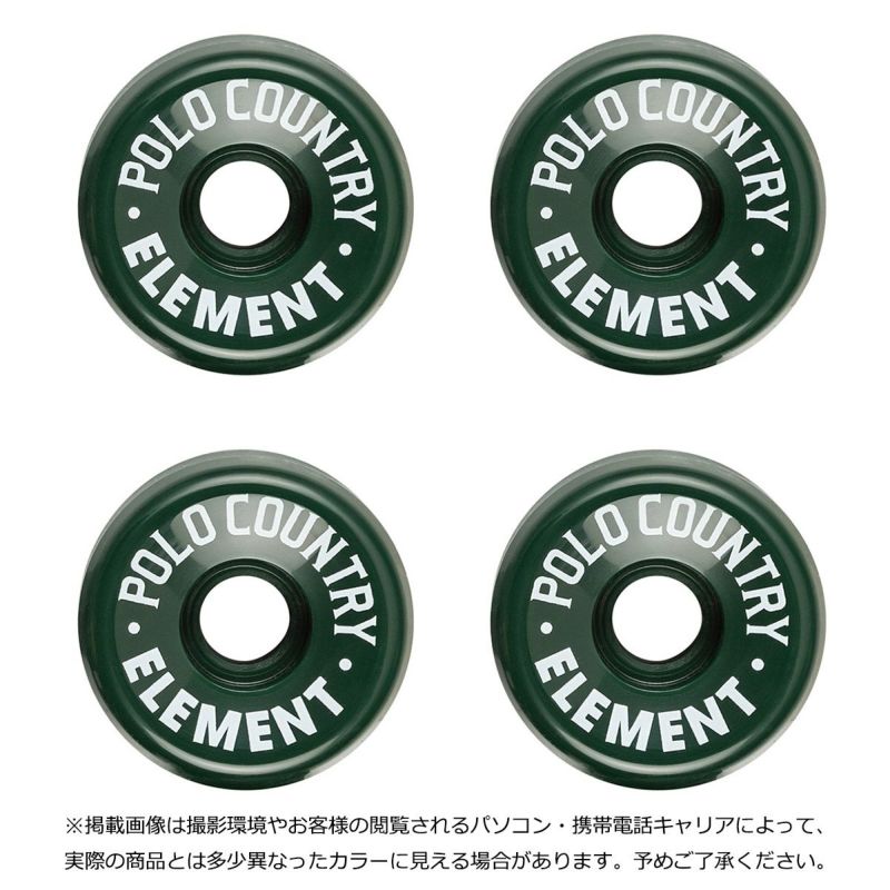 エレメントELEMENTスケボースケートボードウィールELEMENTxPOLOPRLXECOUNTRYFLAT56mmBD02772023FA秋冬