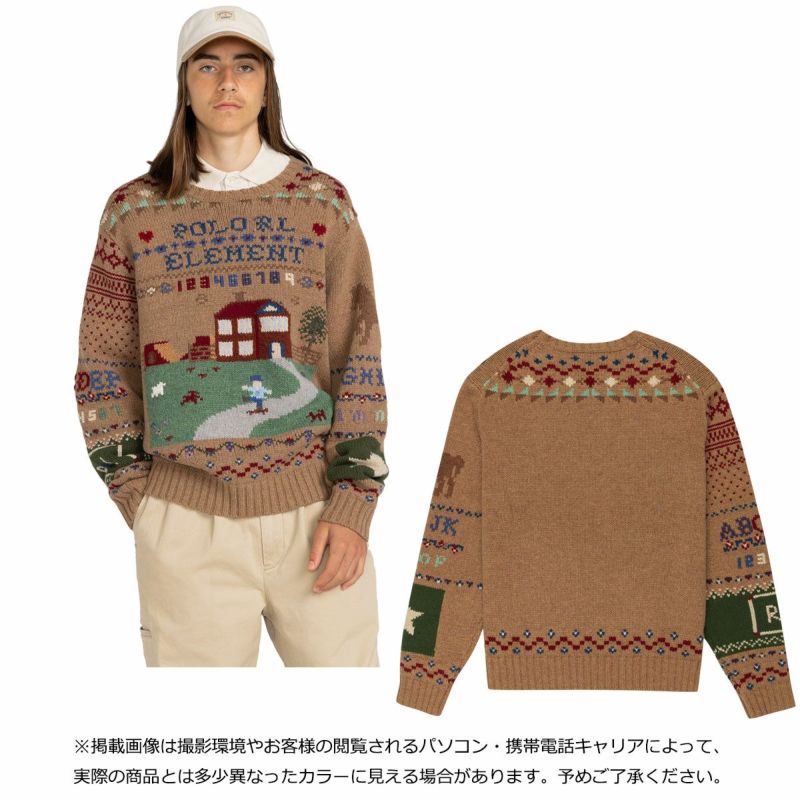 エレメント ELEMENT スケボー スケートボード ウェア ニット セーター