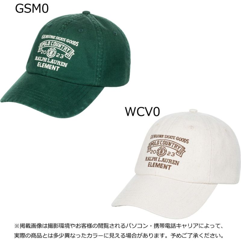 エレメントELEMENTスケボースケートボードキャップELEMENTxPOLOPRLXECLASSICSPORTCAPBD022959メンズレディースユニセックス23FA秋冬