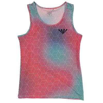 ジンガー JINGER トレイル ランニング ウェア ノースリーブ タンクトップ ウィメンズ ランニングタンクトップ JF-4018-PNKGRN レディース 女性 23FA 秋冬