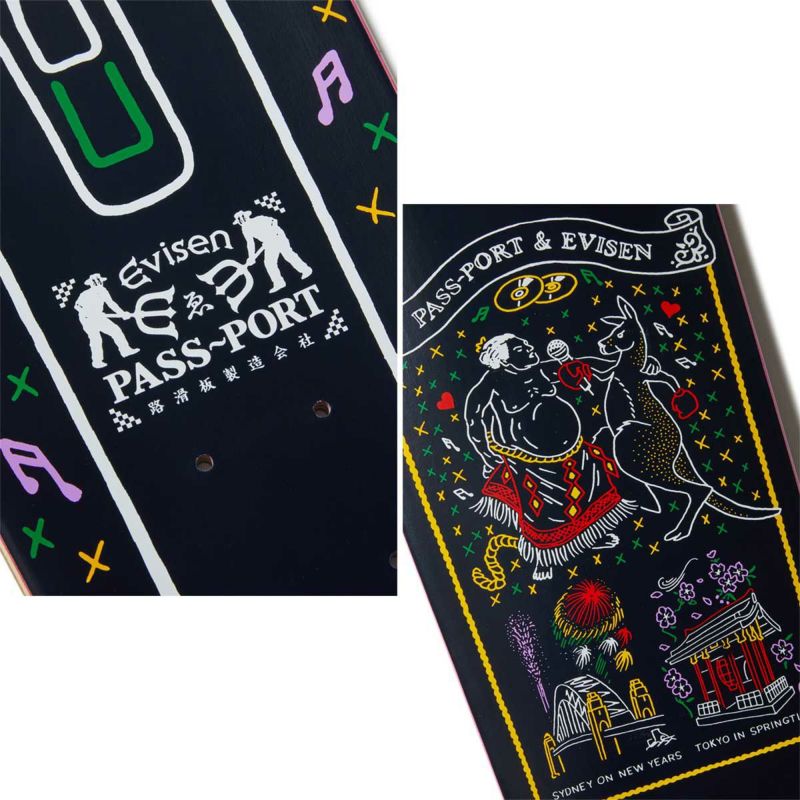 evisen スケボー エビセン EVISEN スケボー スケートボード デッキ 板 アップ ウェアー
