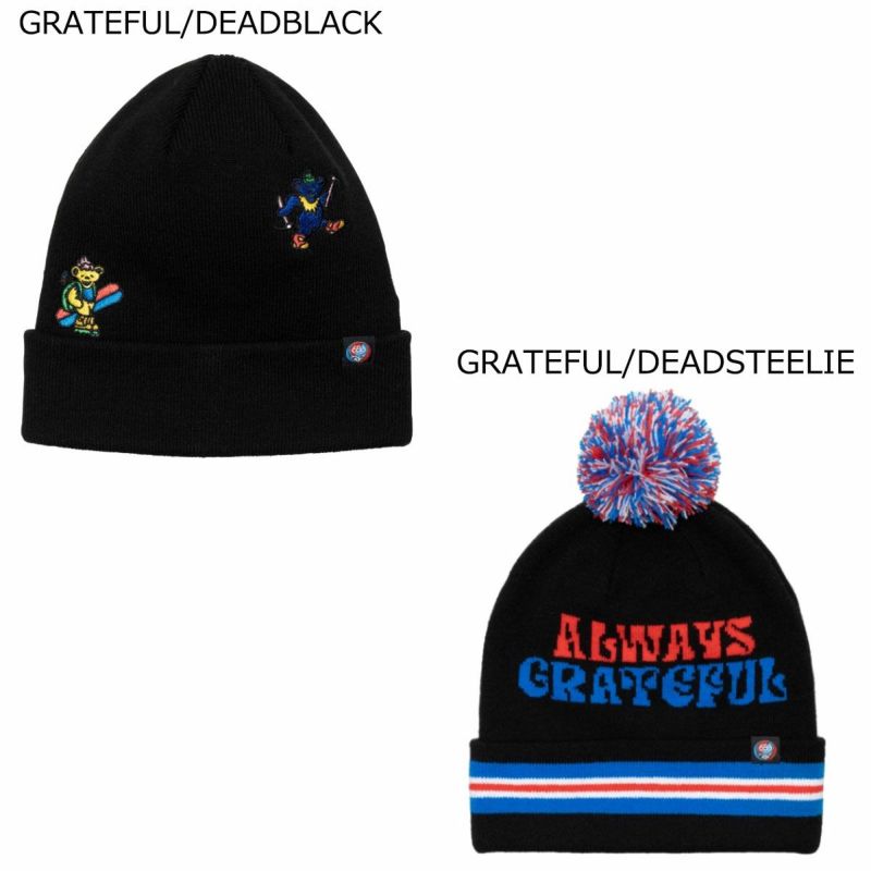 シックスエイトシックス686スノボースノボスノーボード帽子ニット帽ビーニーGRATEFULDEADKNITBEANIEM2WBNE08メンズレディースユニセックス23-24