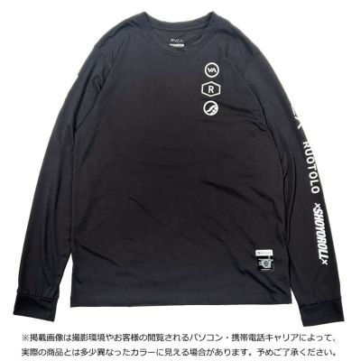 ルーカRVCAサーフィンサーフウェア長袖TシャツロンTRUOTOLOSTACKLSBD042057メンズ男性23HO秋冬