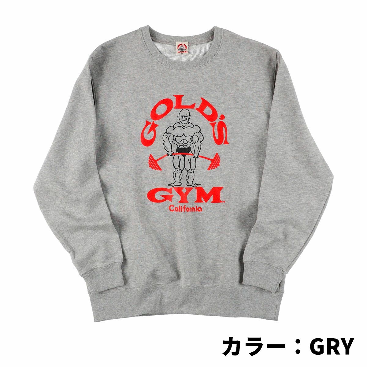 送料無料】ゴールドジム GOLD'S GYM ベーシックスウェットシャツ 80's