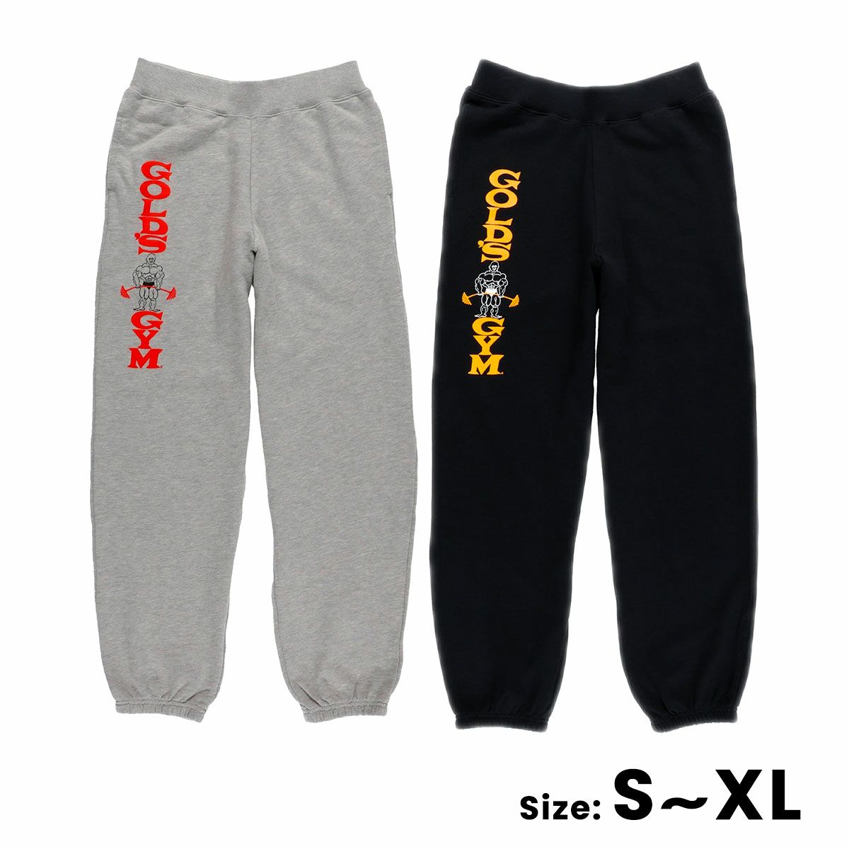 ゴールドジムGOLD'SGYMジムフィットネストレーニングボトムスロングパンツ長ズボン80‘SシリーズスウェットG6190メンズ男性23HO秋冬