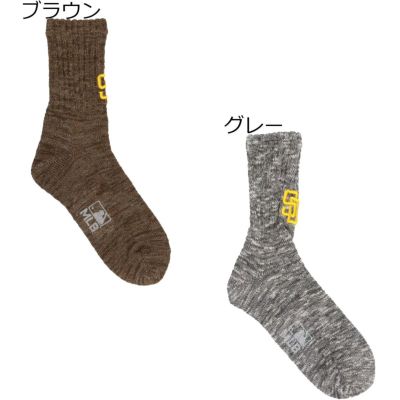 ロスターソックスROSTERSOXベースボール野球ソフトボールソックス靴下MLB×ROSTERSOXサンディエゴパドレスMLB170-SDPメンズ男性23FA秋冬