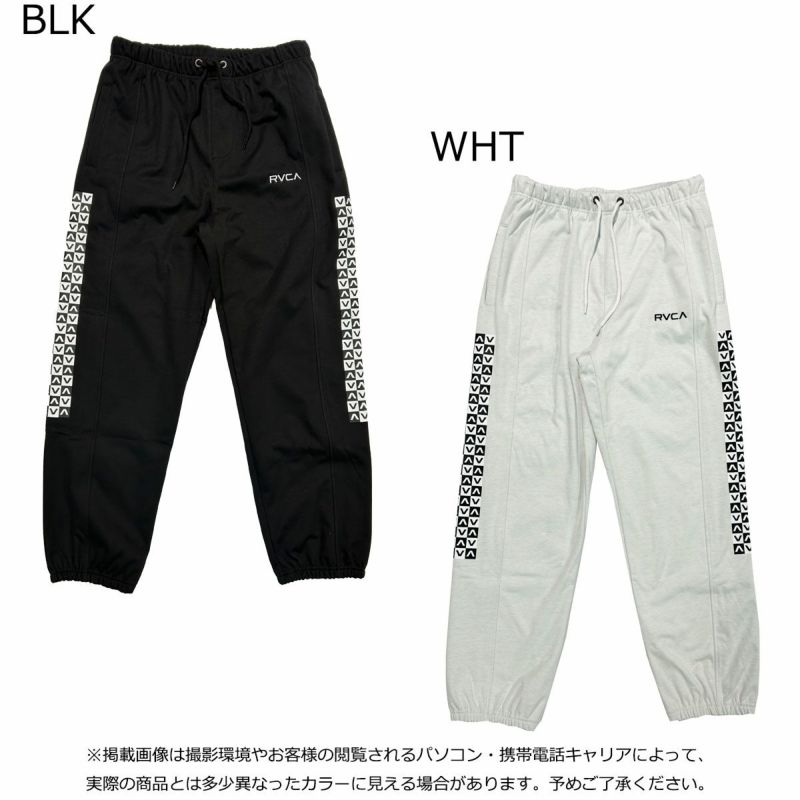 ルーカRVCAサーフィンサーフボトムスロングパンツ長ズボンCHECKERSWEATPANTSBD042747メンズ男性23HO秋冬