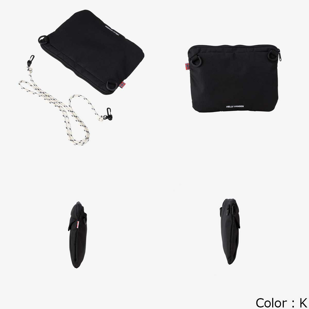 ヘリーハンセンHELLYHANSENアウトドアカジュアル鞄バッグショルダーバッグメッセンジャーバッグフィヨルドランドサコッシュHY92326-IVメンズレディースユニセックス24SP春夏