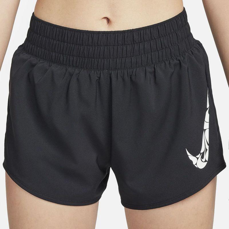 ナイキNIKEランニングウェアボトムスショートハーフパンツ短パンウィメンズナイキワンDri-FITミッドライズ8cmショートパンツインナー付きFN2602-010レディース女性24SP春夏