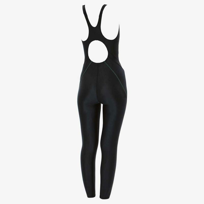スピードSPEEDOスイムフィットネス競泳水着コンフォートラップロングジョンSFW12410-Kレディース女性24SP春夏