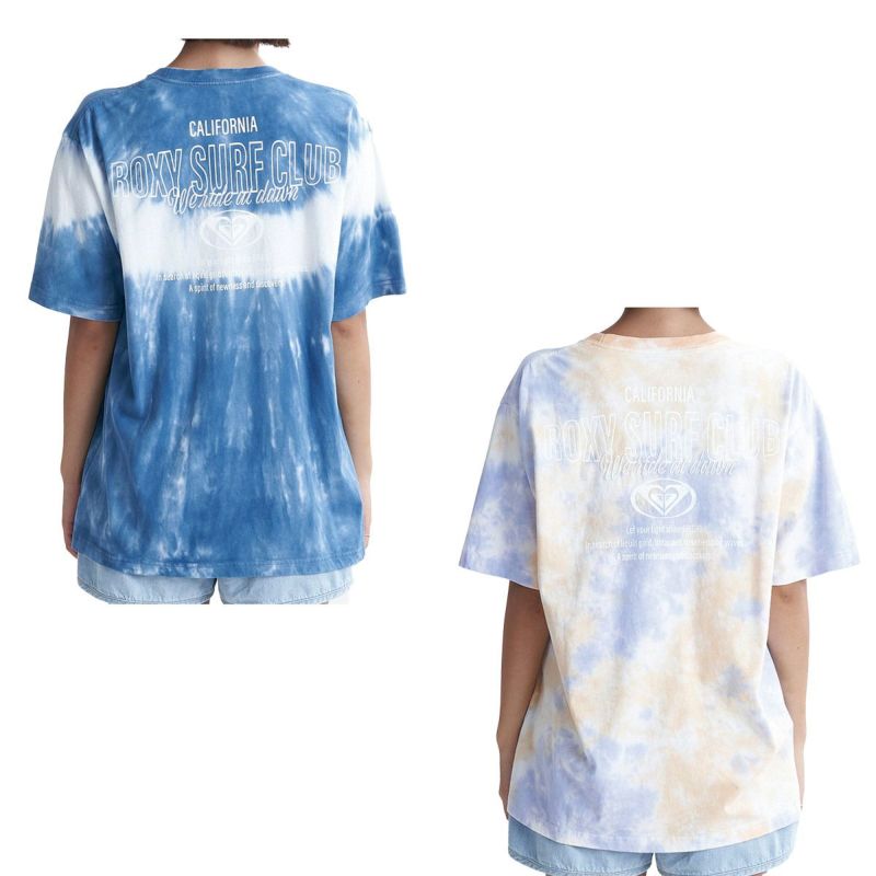 ロキシーROXYサーフィンサーフウェア半袖TシャツSURFCLUBS/STEERST241073レディース女性24SP春夏