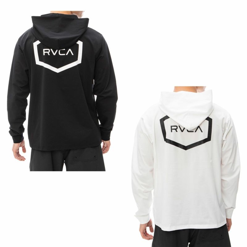 ルーカRVCAサーフィンサーフラッシュガードUVカットHEXLSSURFHOODIEBE041800メンズ男性24SP春夏