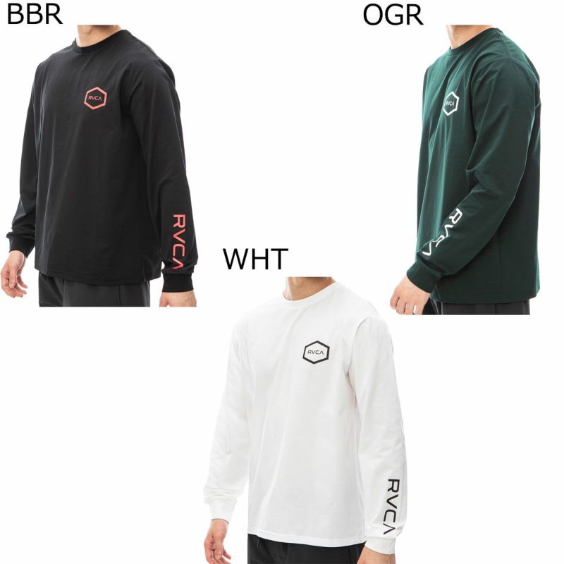 ルーカ RVCA サーフィン サーフ ラッシュガード UVカット HEX SURF LS ...