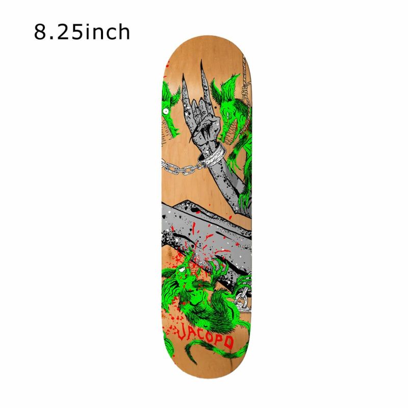 ベーカー BAKAER スケボー スケートボード デッキ 板 トキシック ラット デッキ JC Toxic Rats Deck 8.25  03-01-1975 メンズ 男性 24SP 春夏｜BAKER ベイカー｜大阪・心斎橋のスポーツ用品店スポタカ公式ONLINE STORE