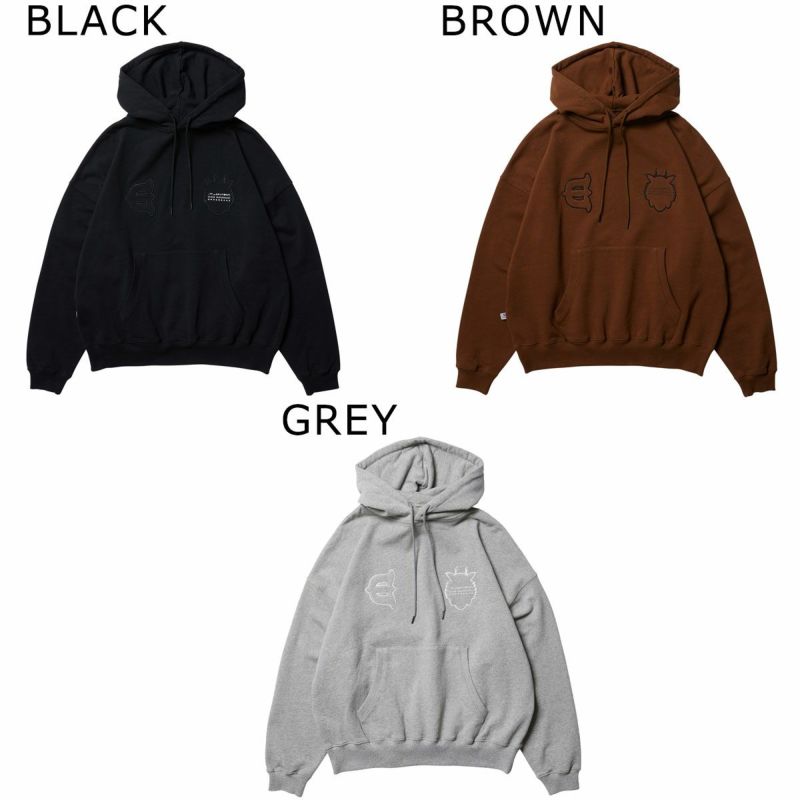 エビセンEVISENスケボースケートボードウェアスウェットパーカートラエビロゴフーディーTORAEVILOGOHOODIE24SS-TKD04メンズ男性24SP春夏