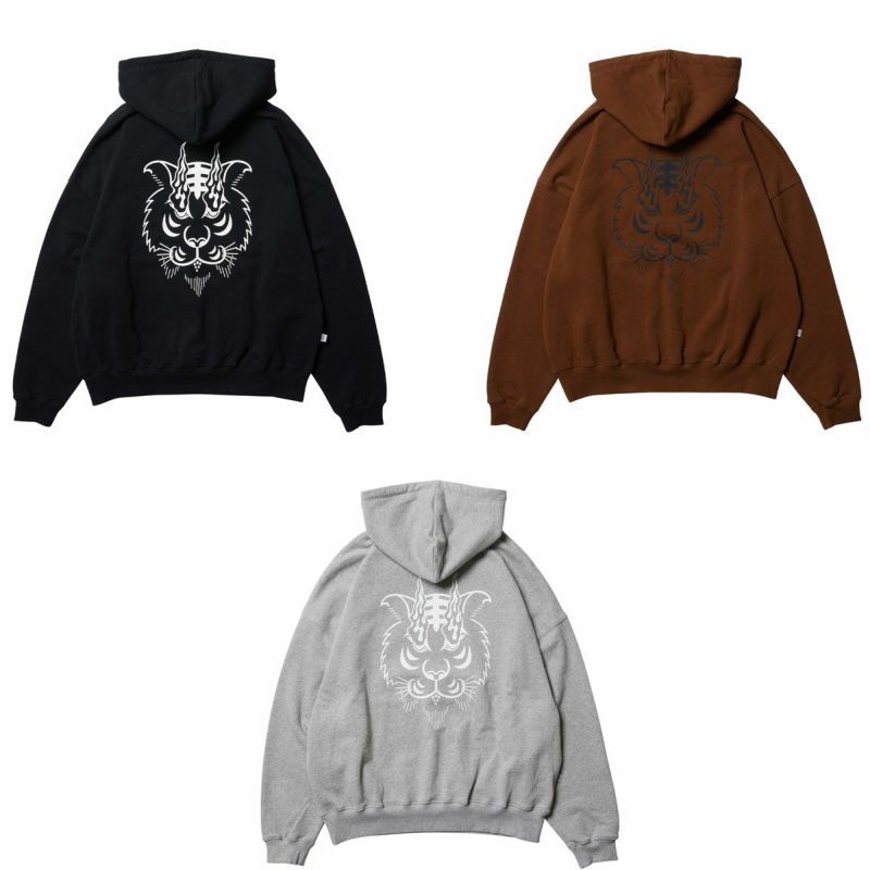 エビセンEVISENスケボースケートボードウェアスウェットパーカートラエビロゴフーディーTORAEVILOGOHOODIE24SS-TKD04メンズ男性24SP春夏