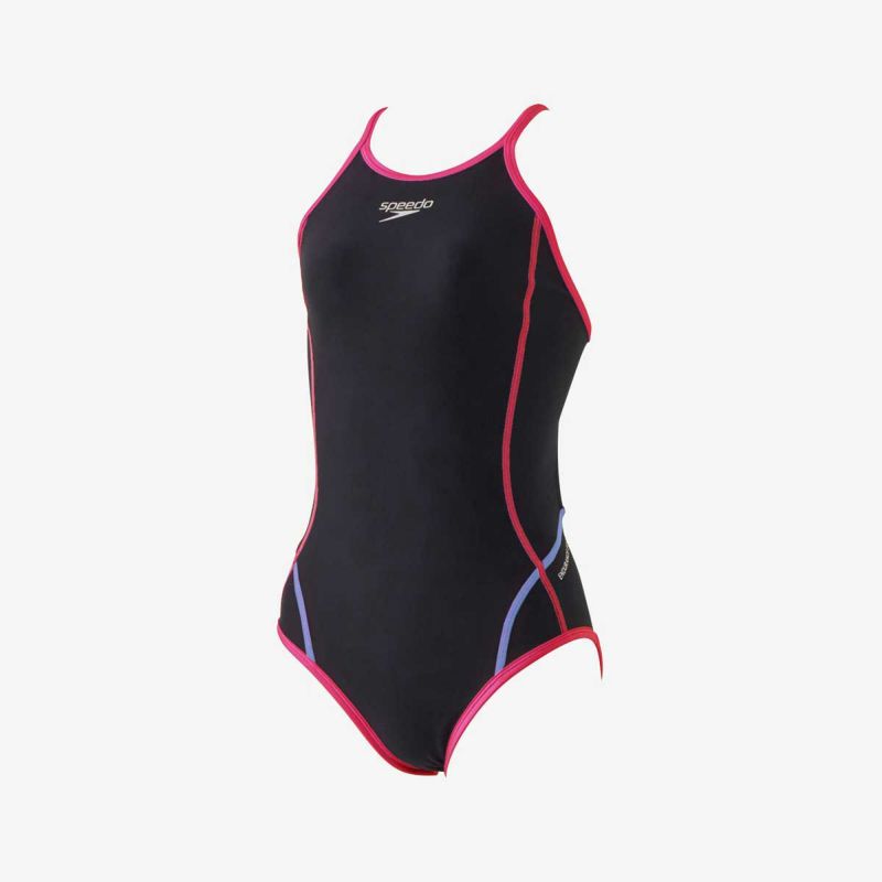 スピードSPEEDOスイムフィットネス競泳水着プッシュアップターンズスーツSTW02301-PPレディース女性24SP春夏
