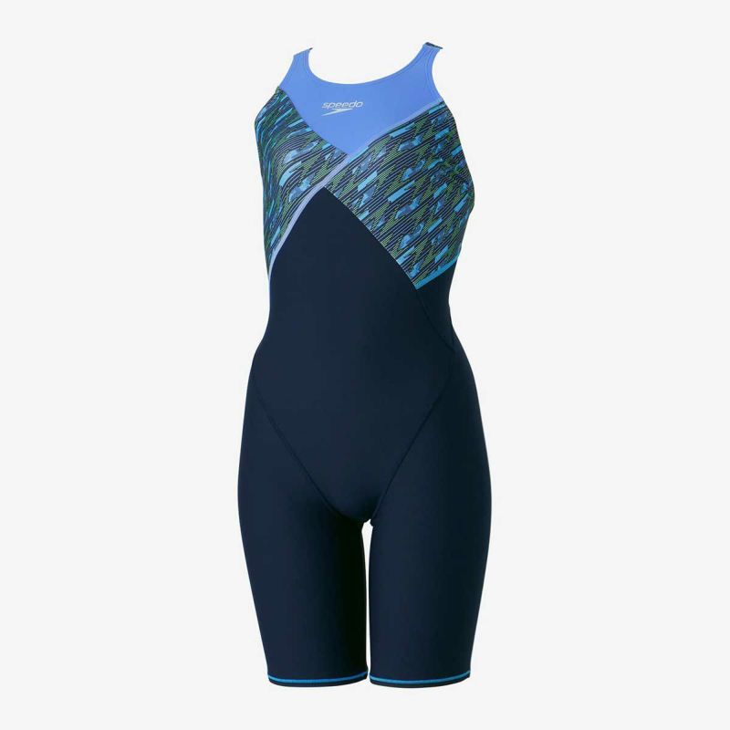 スピードSPEEDOスイムフィットネス競泳水着ブーンフローターンズニースキンSTW12405-GBレディース女性24SP春夏