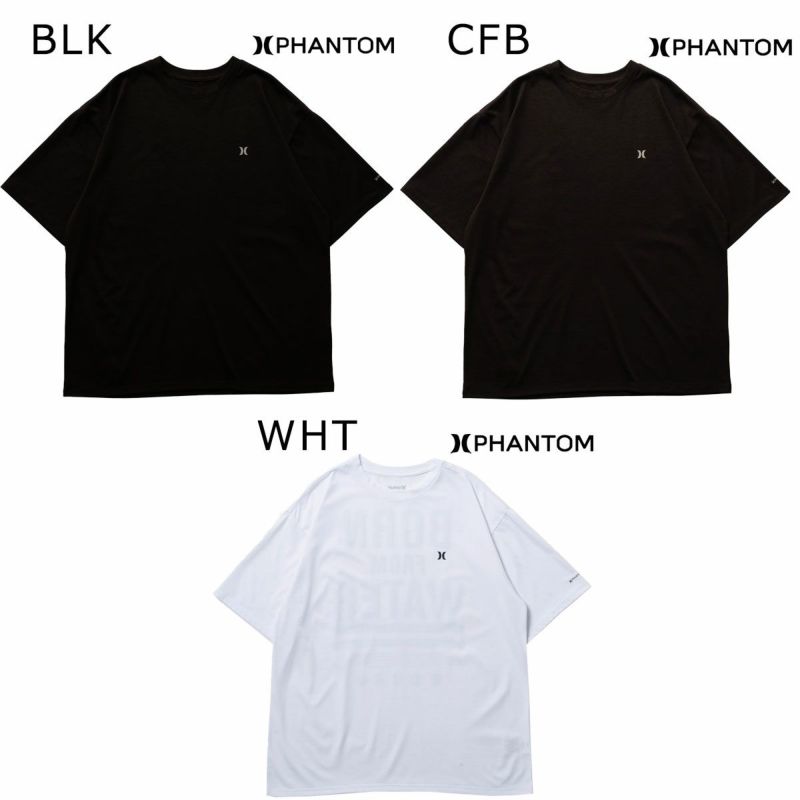 ハーレーHurleyサーフィンサーフラッシュガードUVカットMENSPHANTOMOVERSIZEDCREWSHORTSLEEVETEE【水陸両用】MUT2411003メンズ男性24SP春夏