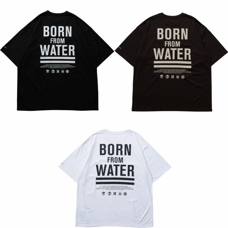 ハーレーHurleyサーフィンサーフラッシュガードUVカットMENSPHANTOMOVERSIZEDCREWSHORTSLEEVETEE【水陸両用】MUT2411003メンズ男性24SP春夏