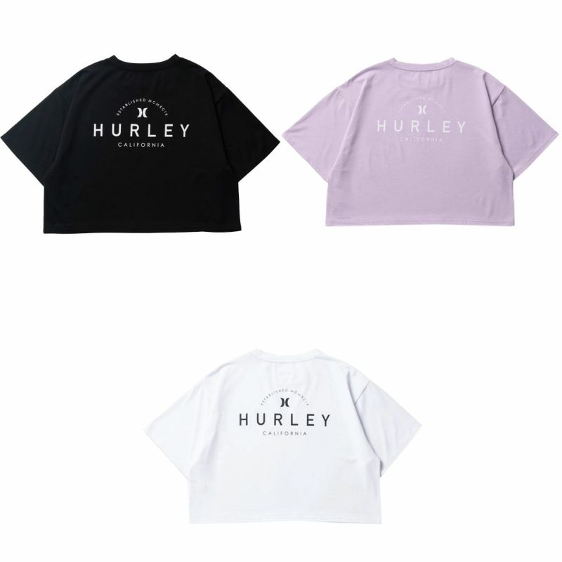 ハーレーHurleyサーフィンサーフラッシュガードUVカットWOMENSPHANTOMRASHGUARDOVERSIZEDCROPTEE【水陸両用】WUT2421002レディース女性24SP春夏