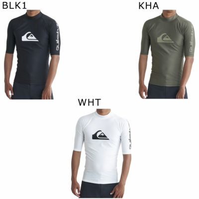 【SALE】クイックシルバー Quiksilver サーフィン サーフ ラッシュガード UVカット ALL TIME SR QLY241022 メンズ 男性 24SP 春夏