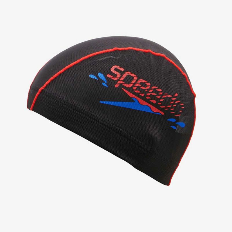 スピードSPEEDOスイムフィットネス競泳キャップブーンウェーブメッシュキャップSE12357-REメンズレディースユニセックス