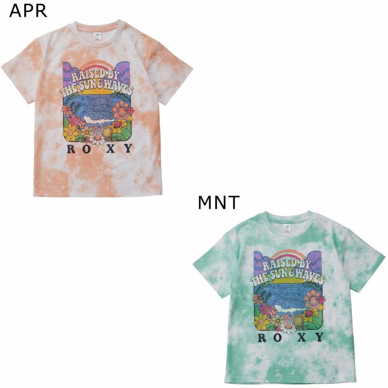 ロキシーROXYサーフィンサーフウェア半袖TシャツMINIOUTOFSPACETST241120ジュニアキッズ子ども女の子24SP春夏