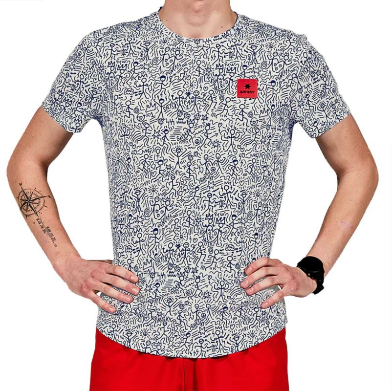 セイスカイSAYSKYランニングウェア半袖TシャツCCCombatT-shirtLMRSS02メンズ男性24SP春夏