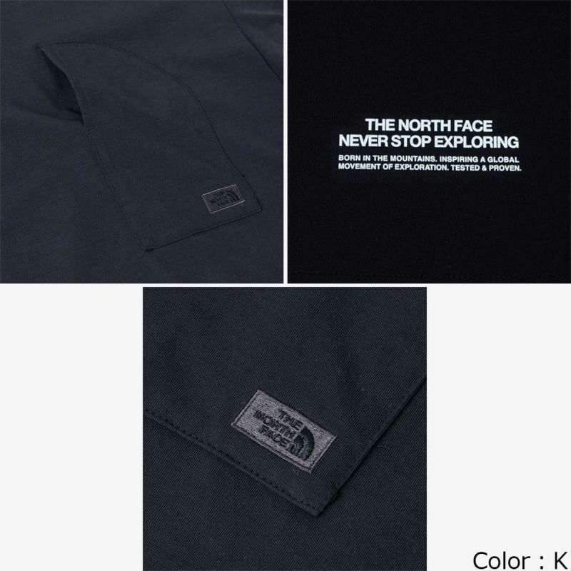 ノースフェイスTHENORTHFACEアウトドアカジュアルウェア半袖TシャツショートスリーブエンライドティーNT32461-Kメンズ男性24SP春夏