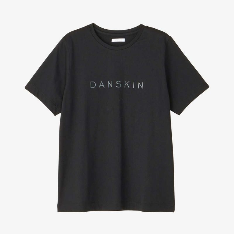 ダンスキンDANSKINジムフィットネスヨガウェア半袖TシャツプリントショートスリーブティーDC724107-Kレディース女性24SP春夏