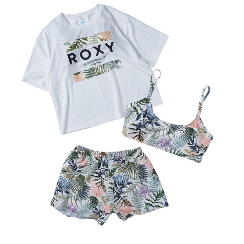 ロキシーROXYサーフィンサーフ水着ファッション水着MINISIMPLYBOTANICALTSW241102ジュニアキッズ子ども女の子24SP春夏