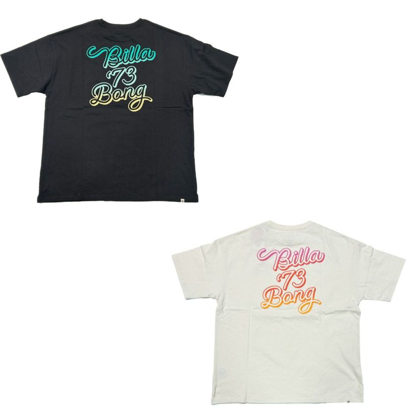 ビラボンBILLABONGサーフィンサーフウェア半袖TシャツSCRIPTLOGOLOOSETEEBE013212レディース女性24SP春夏