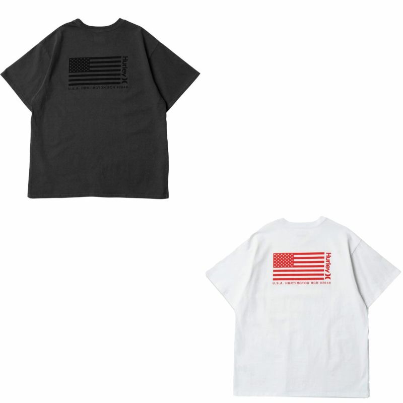 ハーレーHurleyサーフィンサーフウェア半袖TシャツWOMENSOVERSIZEDHEARTANDSTRIPESHORTSLEEVETEEWSS2421024レディース女性24SP春夏