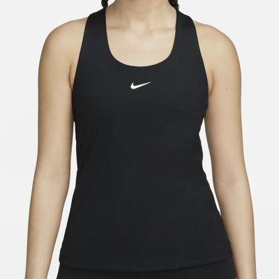 ナイキ NIKE ジム フィットネス ヨガ ウェア スポーツブラ スポブラ ブラトップ ウィメンズ Dri-FIT スウッシュ タンク ブラ  ミディアムサポート パッディド スポーツブラ タンクトップ DV9898-010 レディース 女性 24SU  春夏｜スポーツインナー｜大阪・心斎橋のスポーツ ...