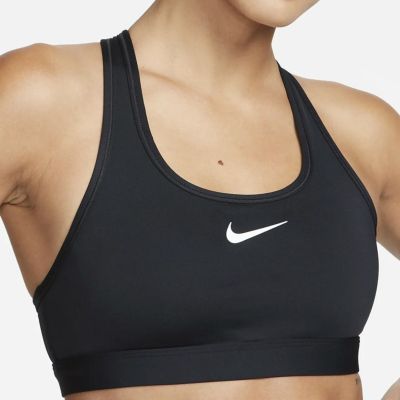 ナイキ NIKE ジム フィットネス ヨガ ウェア スポーツブラ スポブラ ブラトップ ウィメンズ スウッシュ ミディアムサポート パッディド スポーツブラ DX6822-010 レディース 女性 25SP 春夏