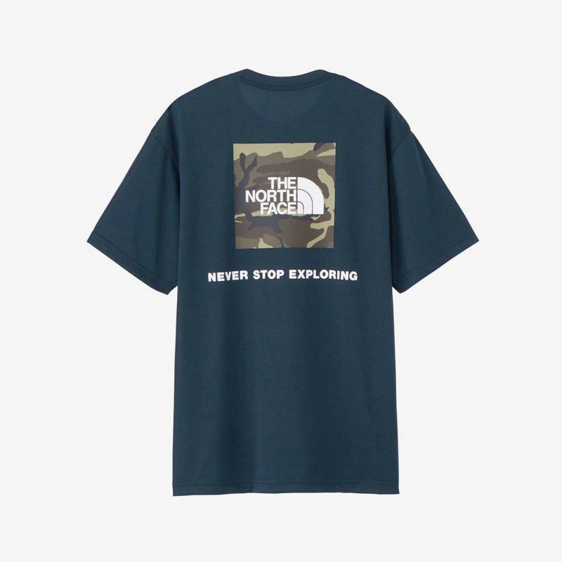 ノースフェイスTHENORTHFACEアウトドアカジュアルウェア半袖TシャツショートスリーブスクエアカモフラージュティーNT32437-UNメンズ男性24SP春夏