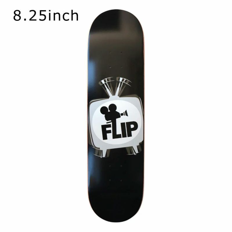 フリップ FLIP スケボー スケートボード デッキ 板 TV ロゴ ブラック 