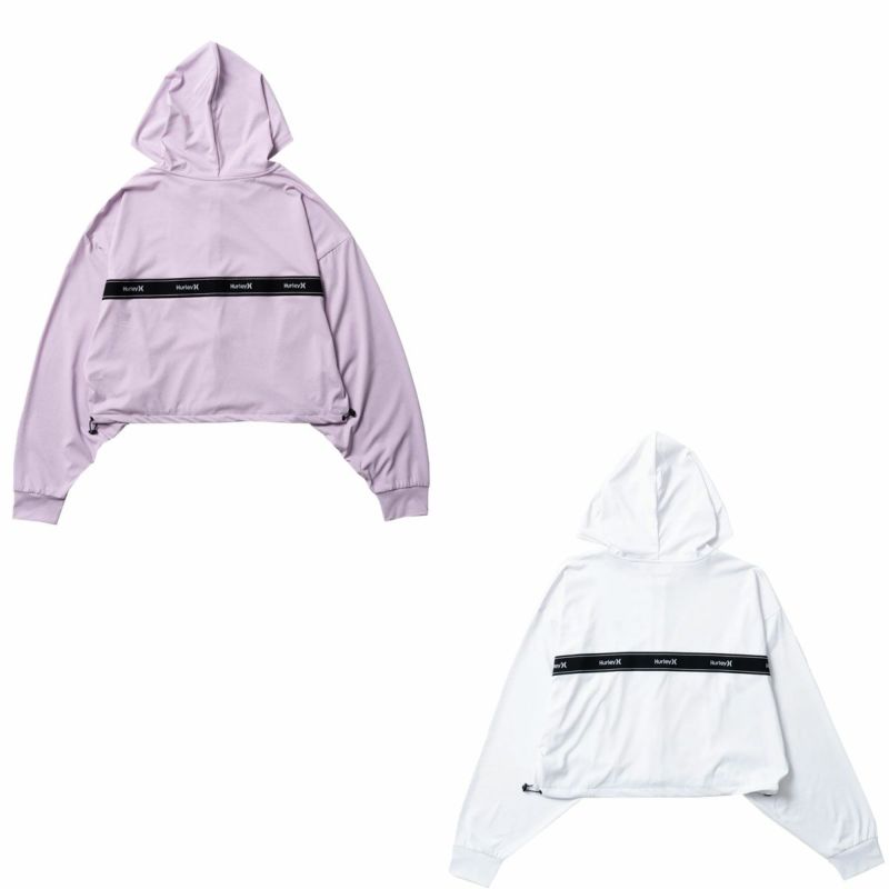 ハーレーHurleyサーフィンサーフラッシュガードUVカットWOMENSJACQUARDBANDDOLMANHOODIE【水陸両用】WFF2320034レディース女性24SP春夏